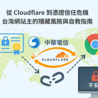 從 Cloudflare 到憑證信任危機：台灣網站主如何避開網路黑洞？